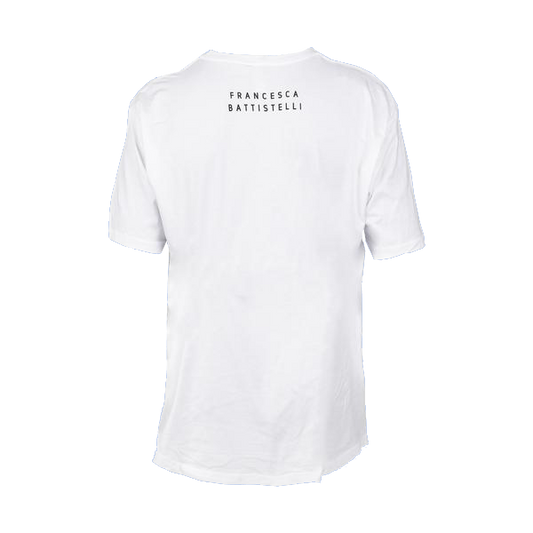 Royalty name logo white tee back Francesca Battistelli