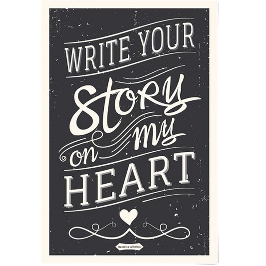 Write Your Story Art Print