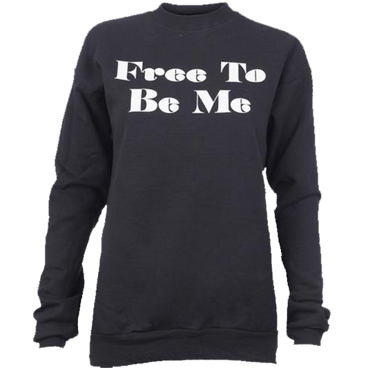Free To Be Me black sweatshirt front Francesca Battistelli