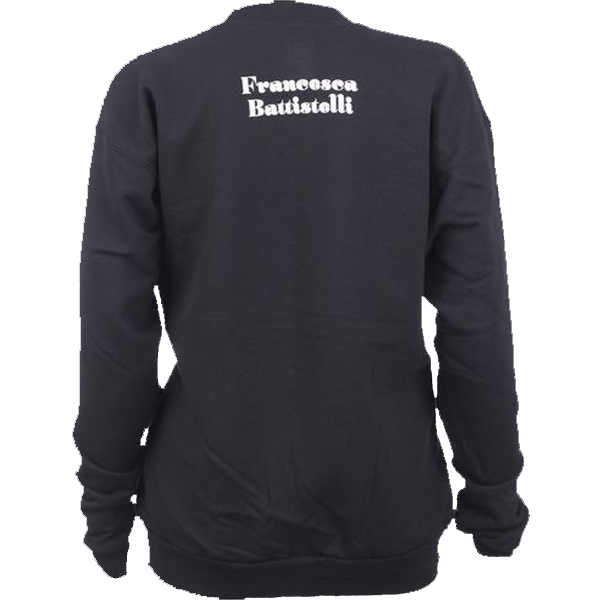 Free To Be Me name logo black sweatshirt back Francesca Battistelli