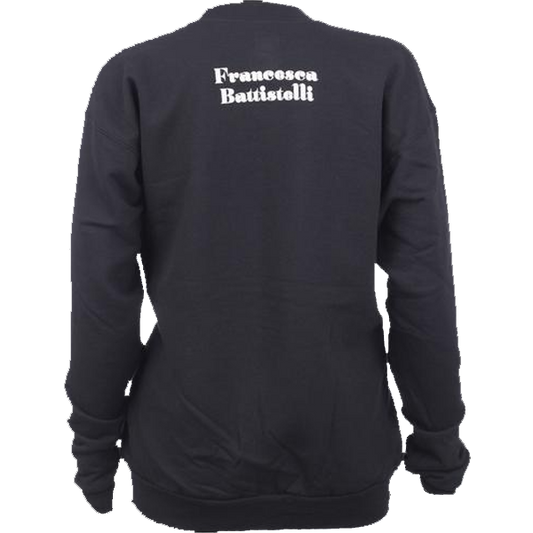 Free To Be Me name logo black sweatshirt back Francesca Battistelli