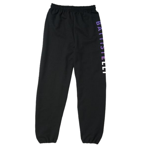 Name ombre logo black sweatpants front Francesca Battistelli