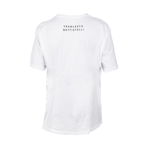 Royalty name logo white tee back Francesca Battistelli