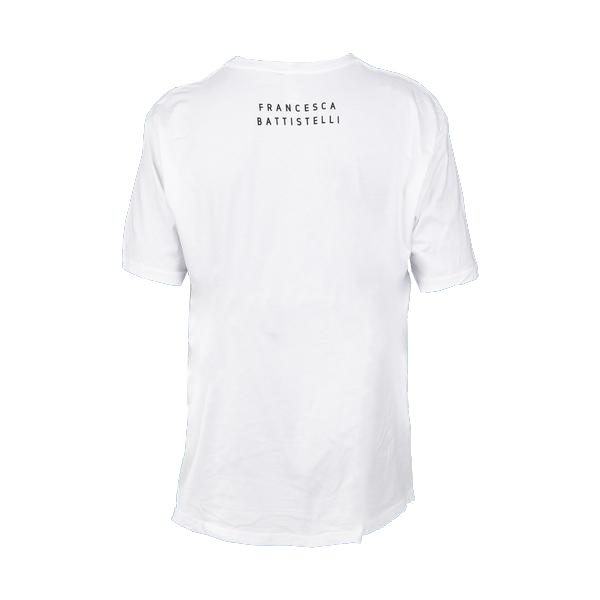 Royalty name logo white tee back Francesca Battistelli