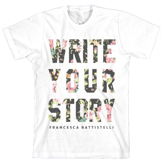 Floral Write Your Story Tee