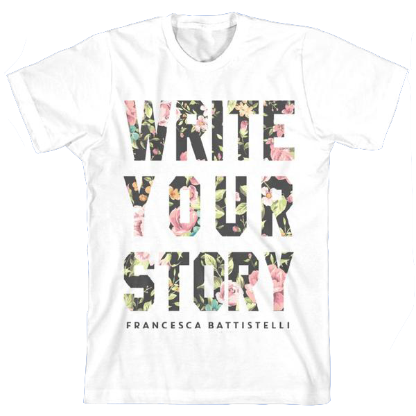 Floral Write Your Story Tee